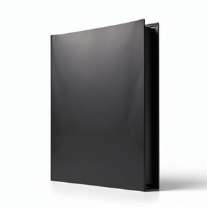 Alassio Ricccione Schreibmappe 26.5 X 34.5 X 4.5 cm Kunstleder Schwarz File <b>Folder</b> - Product Image 3