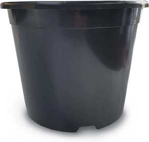 3 Gallon Modern Black <b>Plastic</b> Container Planter <b>for</b> Home Garden Nursery & <b>Greenhouse</b> Use - Product Image 1