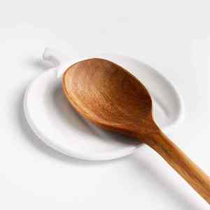 Cuchara de Madera Maciza Hecha a Mano de Bambú con Mango Largo, Juego de Utensilios de Cocina Sostenibles, Venta al por Mayor desde India - Product Image 1