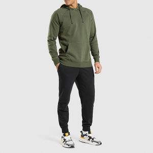 Sudadera con capucha personalizada gruesa recortada para hombre al por mayor, Sudadera con capucha recortada gruesa con bordado gráfico de lujo de alta calidad, sudaderas con capucha cortadas con lavado ácido - Product Image 4