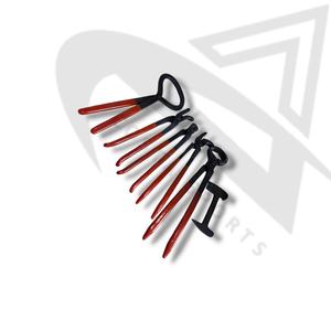 Kit de Herramientas de Herrador para el Cuidado de Caballos, 6 Piezas, para Herraduras, Productos Ecuestres, Herramientas para el Cuidado de Pezuñas - Product Image 2