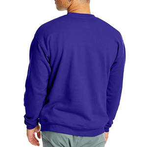 Sudadera de cuello redondo con serigrafía personalizada de lana para hombre, Sudadera de cuello redondo con logotipo bordado para adultos - Product Image 2