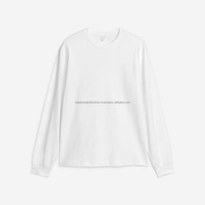 Haute qualité lavé à l'acide t-shirts hommes été 280 GSM surdimensionné blanc personnalisé graphique Vintage en détresse t-shirt 100% coton t-shirt - Product Image 1