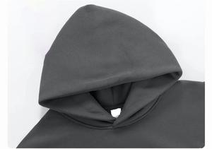 Sudadera con Capucha Bordada de Alta Calidad 100% Algodón para Hombre, Sudadera de Invierno, Ropa de Calle, Sudadera con Estampado Puff para Hombre - Product Image 2