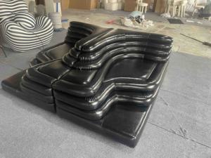 Muebles de Lujo para el Hogar, Sofá Seccional Modular de Cuero Nórdico, Sofás Modernos para Sala de Estar, Sofá Terrazza para el Hogar - Product Image 2