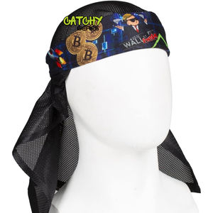 Bandes de tête de sport pour paintball par sublimation, bandeaux absorbants la transpiration, cache-cou pour jeux en extérieur, impression de logo personnalisée - Product Image 1