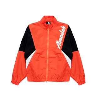 Veste de survêtement noire Atmos Lab X Starter [ST-AT-002-ORG] Sportive taille XS avec fermeture éclair résistante à l'eau pour l'automne - Product Image 1