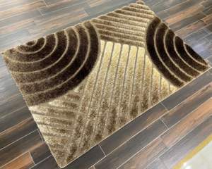 <b>Fluffy</b> Woven Puzzle Pattern Turkish Polyester Shaggy <b>Rugs</b> Adiva Carpet <b>for</b> Home <b>Living</b> <b>Room</b> & Bedroom - Product Image 6