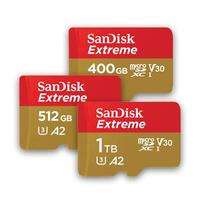 Carte mémoire Extreme SDSQXAV 512G 100% originale - Jusqu'à 190 Mo/s en lecture/130 Mo/s en écriture, vidéo 4K UHD