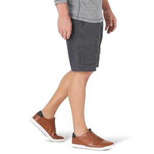 Short cargo à six poches Fermeture à boutons Short d'extérieur léger avec logo personnalisé pour hommes - Product Image 4