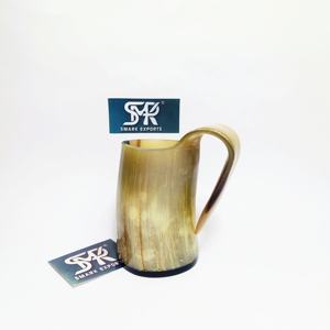 Taza Artesanal de Cuerno de Búfalo Natural Estilo Vikingo Ecológica con Asa, Lujosa para Cerveza, Hidromiel, Cerveza Artesanal, Artículo de Regalo para Fiestas - Product Image 6