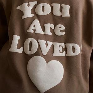 Venta al por mayor personalizado estilo de la calle Puff impreso Sudadera con capucha de peso pesado 100% algodón impreso Sudadera con capucha para los hombres - Product Image 2