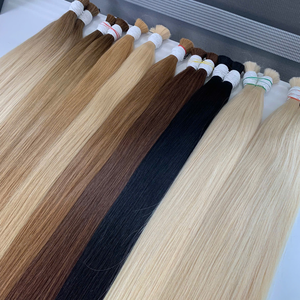 ผมต่อเวียดนามแท้แบบขายส่ง ชนิดเวอร์จิ้น ซุปเปอร์ดับเบิ้ลดรอน ผมตรง สีบลอนด์ ดำ น้ำตาล - Product Image 1