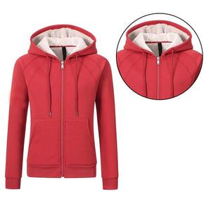 Sweat-shirt pour femme le plus vendu pour un usage décontracté Tissu respirant doux Poches latérales Séchage rapide Sweat-shirt à fermeture éclair pour femme - Product Image 5