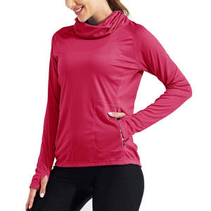 100% Polyester Custom <b>Long</b> Sleeve Hoodie <b>T</b> <b>Shirts</b> Running <b>Shirt</b> <b>Ladies</b> Gym Wear Sports Top Sports <b>T</b>-<b>shirt</b> Hoody Women - Product Image 3