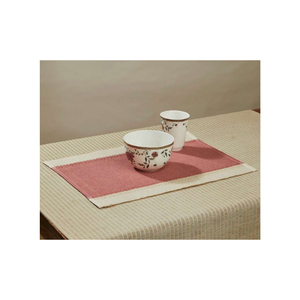 Fabriqué à la main Premium 100% coton brodé solide 12x12 140 GSM biodégradable livraison directe disponible tapis de Table marque personnalisée - Product Image 2