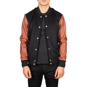 Vente en gros Veste de baseball décontractée à la mode Veste Letterman personnalisée Veste universitaire en coton et polyester pour hommes - Product Image 2
