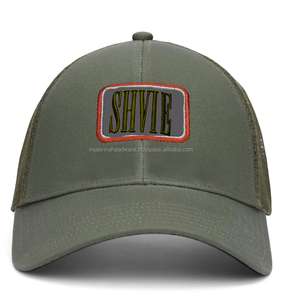 Casquette Trucker Premium Personnalisée Bicolore Haute Qualité 6 Panneaux Dos en Maille Visière Courbée Réglable avec Logo Tissé pour Usage Décontracté et Extérieur - Product Image 3