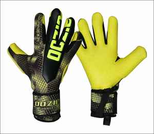 Personnaliser les gants de gardien de but en cuir GK noir meilleure qualité antidérapante respirante personnaliser la conception de logo - Product Image 1