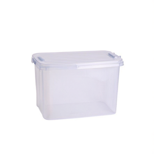 Contenedor (120Lt) con tapa FAMILY BOX Transparente y Plateado 13401 - Product Image 2