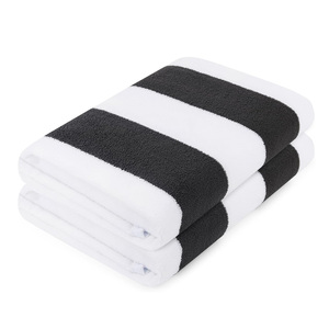 Serviette de plage de piscine 100% coton extra absorbante à séchage rapide sans sable et respirante pour Resort Hotel Swimming Spa Gym - Product Image 4