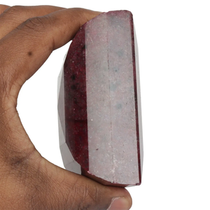 Piedra Preciosa Suelta de Rubí Rojo Natural de Gran Tamaño, Corte Esmeralda, Facetada, 1800 Ct., Calidad Certificada AAA+, Gem230 - Product Image 3