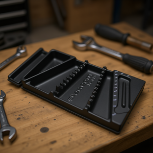 Juego de llaves combinadas Facom MOD.440-4, caja de herramientas vacía con bandeja de plástico - Product Image 3