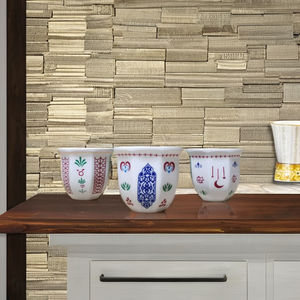 Tazze in ceramica <span class=keywords><strong>tulipano</strong></span> 180ml/250ml ecologica per caffè/caffè/Cappuccino tazze preferite - Product Image 5