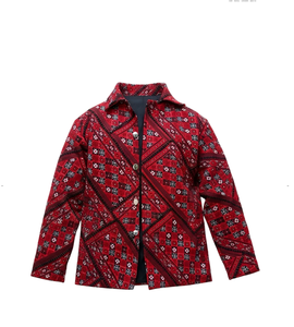 Veste unisexe décontractée légère de style streetwear avec impression d'art numérique abstrait, personnalisable sur mesure - Product Image 4
