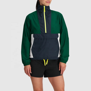 Ensemble coupe-vent personnalisé OEM pour femmes fabricant de gros coupe-vent grande taille avec panneaux imprimés - Product Image 1