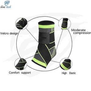 Manga de compresión elástica multicolor personalizada, envoltura de protección de tobillo antideslizante para pie, correa de tobillo duradera para soporte cómodo - Product Image 4