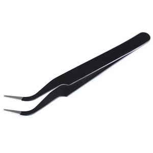 Pinzas Profesionales para Pestañas de Acero Inoxidable, Diseño Personalizable OEM, Pinza Blanca Impresa, Punta Recta, Precisión, Antimagnética - Product Image 4