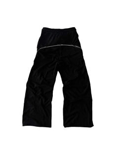 Pantalones Deportivos Anchos de Algodón de Alta Calidad para Hombre, Estilo Urbano, con Cierre, Estilo Y2K, Lavados, Holgados y Acampanados - Product Image 3