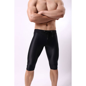Shorts de compression pour hommes en gros, taille plus, 100% coton, uni, décontracté, sport, course à pied, salle de sport, fitness, séchage rapide, taille élastique - Product Image 1