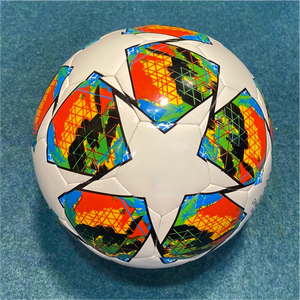 Balón de fútbol Extreme PU tamaño 5 multicolor impreso partido profesional entrenamiento fútbol con cuero PU duradero y texturizado - Product Image 3