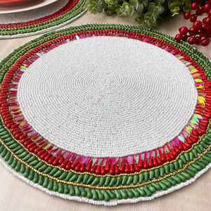 Beaded <b>Table</b> <b>Placemat</b> - Product Image 1