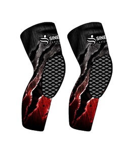 Sinewy Professional <b>Knee</b> <b>Brace</b> <b>Support</b>-Breathable Adjustable Compression Sleeve Polyester Neoprene Custom Logo Option for <b>Knee</b> - Product Image 4
