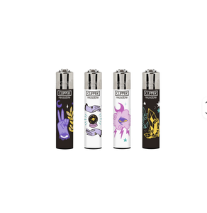 Clippar <b>Lighters</b> Set: Flat Ultra Slim Gas Cigarette <b>Lighter</b> - Smocking <b>Lighters</b> - Product Image 6