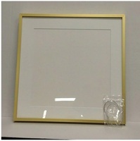 Cadre photo mural/de table en métal doré texturé blanc personnalisable avec logo sur mesure pour la décoration de la maison ou du bureau, vente chaude 2024