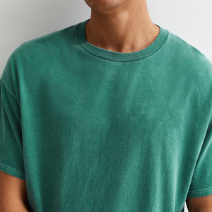 Camiseta de Cuello Redondo para Hombre, 100% Algodón Jersey, Personalizable con Logotipo, Calidad Premium, Transpirable, Diseño Sólido, Serigrafía - Product Image 5