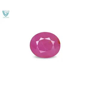 Rubí facetado de 8.34 quilates (Manik), gema suelta con corte esmeralda, granate rosa violeta rojo, amatista, formas cuadradas, rectangulares y ovaladas de 8 mm - Product Image 1