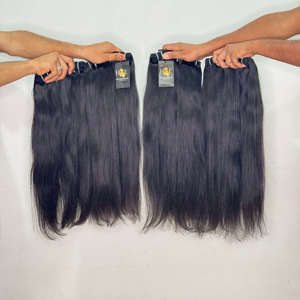 Proveedores de cabello virgen al por mayor, cabello indio natural con cutículas alineadas, paquetes de cabello rizado vietnamita natural. - Product Image 1
