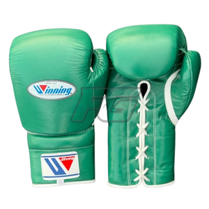 Gants de boxe professionnels Fiest Gloves, légers, à doigts entiers, en cuir véritable de haute qualité, lacés, antidérapants - Product Image 6