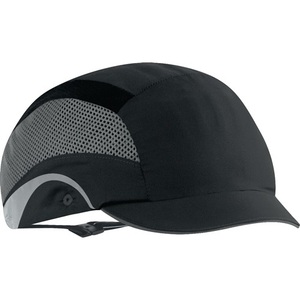 หมวกนิรภัย Aerolite Bump Cap สีดำ ขนาด 53-64 ซม. ปีกหมวก 25 มม. มาตรฐาน EN 812:2012 JSP - Product Image 1