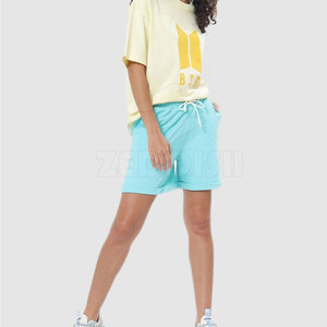 Shorts Casuales Transpirables de Cintura Alta para Mujer, Color Personalizado, 100% Algodón - Product Image 5