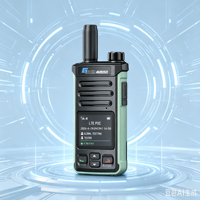 Radio POC Genggam Jangkauan Jauh 5000 km yang Tangguh dengan Kartu SIM Jaringan 4G LTE, Walkie-Talkie 4G LTE