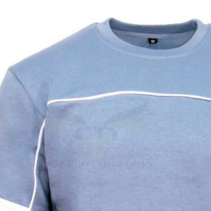 Ensembles de vêtements décontractés pour hommes de grande taille de haute qualité survêtement à motif respirant et solide à col rond meilleure vente écologique - Product Image 4
