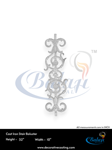 Rampe d'escalier extérieure élégante en fonte grise Mozart, cadre métallique moderne poli, sans cadre, protection UV, résistante à la rouille, pour usage résidentiel - Product Image 3