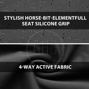 Culottes d'équitation pour femmes à taille haute antidérapantes - Tissu en spandex léger, respirant, écologique et à séchage rapide - Product Image 6