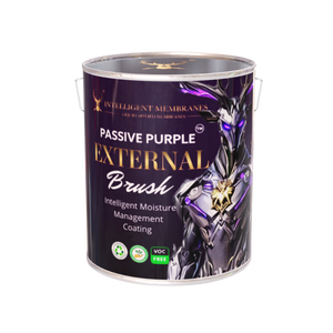 Passive Purple External® 5kg Pennello Viola – Membrana Impermeabilizzante per Facciate Ignifuga e Ermetica per Giunti e Fessure - Product Image 1
